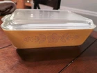Vintage Pyrex Golden Butterfly Casserole Dish W/Lid