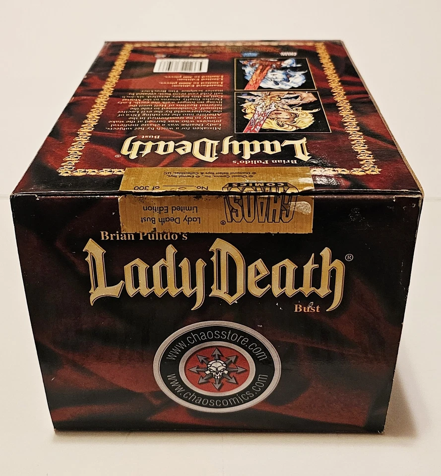 2001 Brian Pulido Lady Death Mini-Bust Special Ed #80/300 - Chaos! Comics - Image 4 of 4