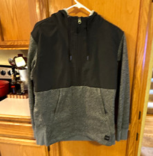The North Face Women’s L Black/Gray Colorblock Fleece Pullover Hoodie