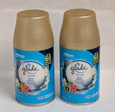Glade 2 Automatic Spray Refill AQUA WAVES Air Freshener 6.2 oz