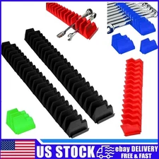 Magnetic Wrench Holder 40-Slot - Hex Toolbox Organizer Rack for Spanners & Tools