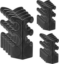 15PCS Solid Brass Skiffers Board Corner Protectors, Skirting Baseboard Corner...