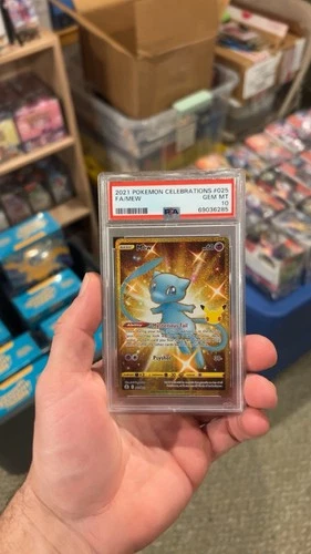 New ListingPSA 10 Mew Holo (Secret) 025/025 Celebrations 2021 Pokemon TCG