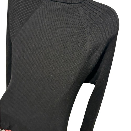TORRID DAMEN SCHWARZ GERIPPT & ROT KARIERT 2FER HI-LO PULLOVER GRÖSSE 0/L - Bild 8 von 13