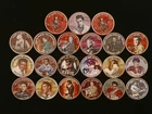 LOT OF (21) COLORIZED ELVIS PRESLEY KENNEDY HALF DOLLARS