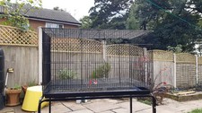 Wide flight cage and stand for canaries, finches 120cm WIDE 1cm BAR SPACING
