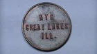 NAVAL TRAINING CENTER GREAT LAKES ILLINOIS DEPARTMENT OF DEFENSE MILITARY TOKEN