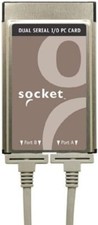 Socket PCMCIA Dual Serial I/O PC Card Ruggedized RS-232 Port Adapter RD-I/O NEW