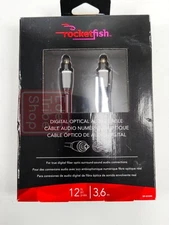 Rocketfish 12ft Digital Optical Audio Cable RF-G1220