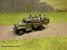 1 Stk. "US GMC CCR-10 4x4 Truck" mit Sitzbank, USA, WW2, US Army, 1:87