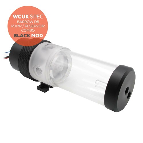 WCUK Spec - Barrow D5 Vario Water Cooling Pump / 130mm Reservoir - Black - Afbeelding 2 van 8