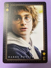 Harry Potter Playing Card #3 of Spades Tully's Coffee Promo Japanese F/S