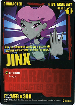 Jinx (grade 1) - Unlimited - Titans Go! - Teen Titans TCG - Foto 1 di 1