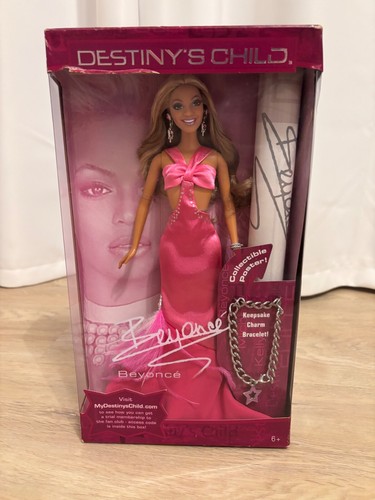 Beyoncé Destiny’s Child Barbie Doll Mattel, Charm Bracelet + Poster New In Box! - Picture 2 of 13