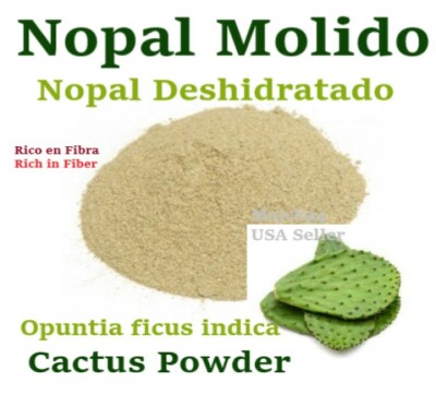Nopal MOLIDO Deshidratado 1 LB FIBRA Hierbas Cactus Opuntia ficus indica  Powder | eBay.de