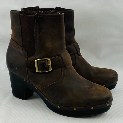 clarks platform boots