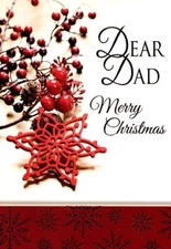 Dear Dad Merry Christmas - Christmas Greeting Card - 20850