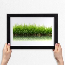 Cornici Legno MDF Foto Poster Cornice Moderna 30x20 Erba Decorazione