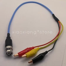 1PC 237-ALG-2 6M 078-TRX Triple Coaxial Cable Triple Alligator Clips