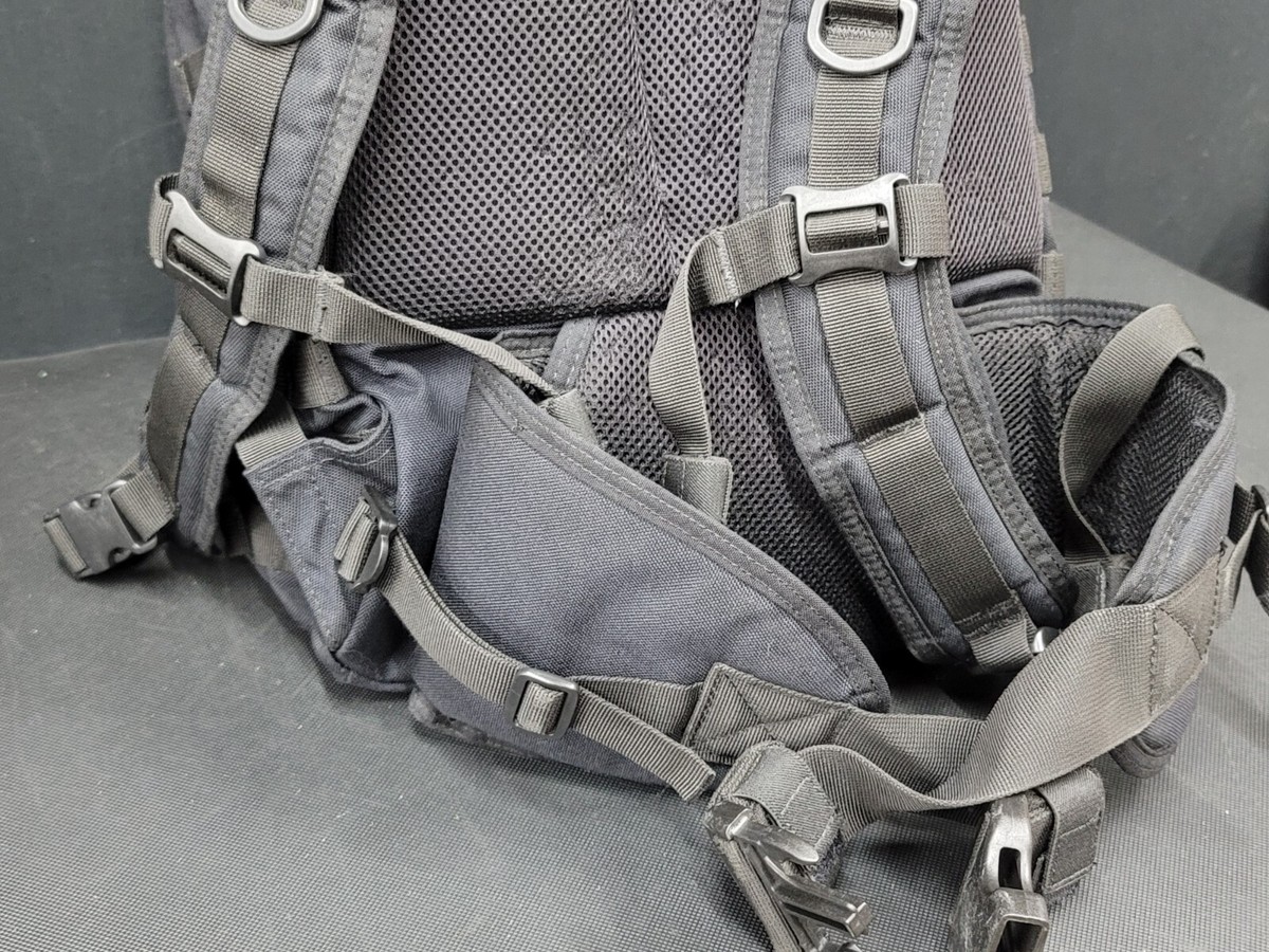 Valkor Tactical-Warhorse 3 Day Assault Pack BLACK with Wet Weather