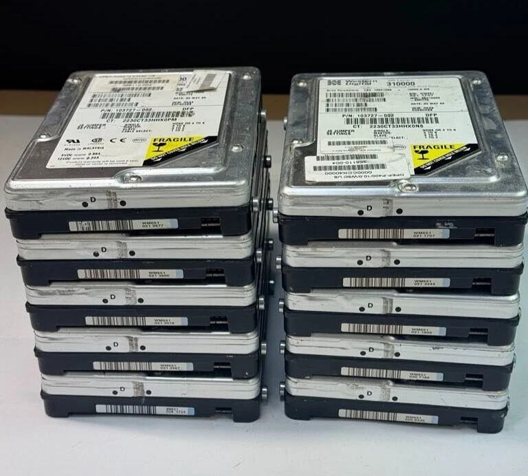 WD 103727-002 AC31000-60RTT3 10GB 5.4K RPM 512KB Cache IDE Ultra ATA-33 3.5" HDD - Image 4 of 4