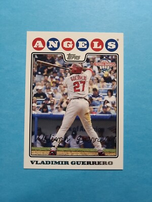 VLADIMIR GUERRERO 2008 TOPPS NATIONAL BASEBALL CARD DAY # 5 G2952