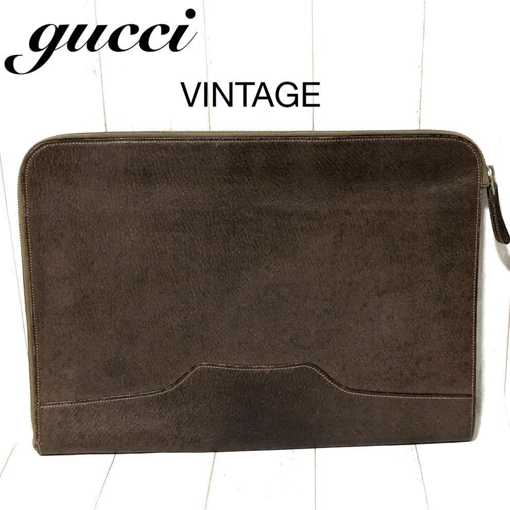 GUCCI document case/OLD Gucci written tag vintage document GUCCI document case/OLD Gucci written tag vintage document