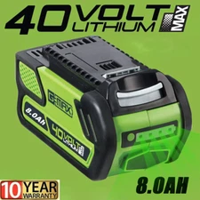 40V 8.0Ah For Greenworks G-MAX Lithium Battery 29472 29462 29252 20202 40 Volt