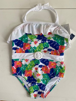 flower bathing suit