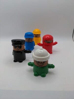 Ikea LILLABO Figures Interchangeable Parts Helmets People Toy #15