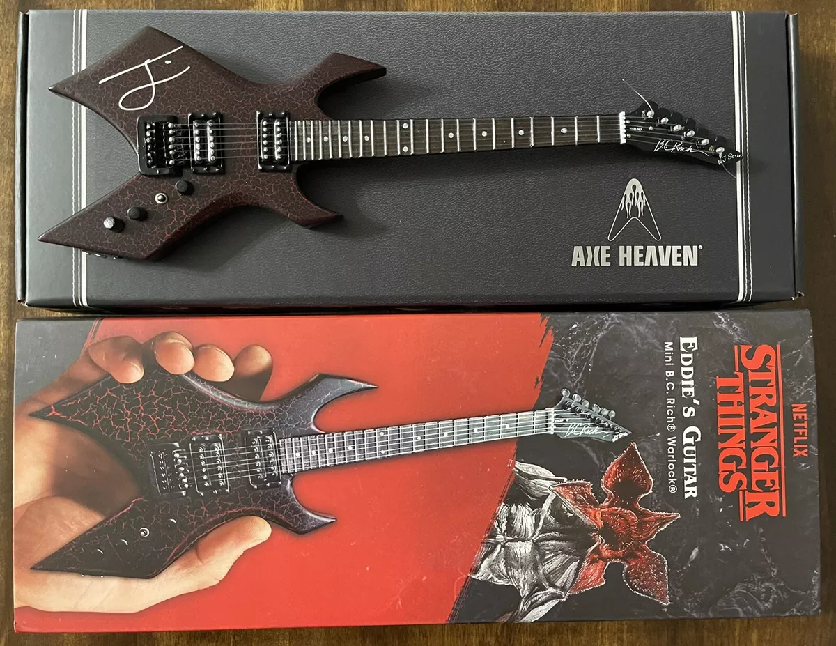 STRANGER THINGS EDDIE'S GUITAR - MINI B.C. RICH GUITAR