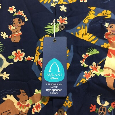 Disney Pixar MOANA Aloha Reyn Spooner Exclusive Hawaiian Shirt