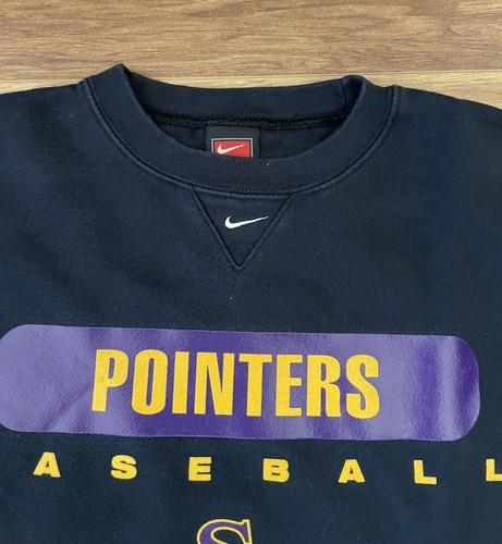 Vintage Nike Center Swoosh UWSP Baseball Sweatshirt - Picture 3 of 5