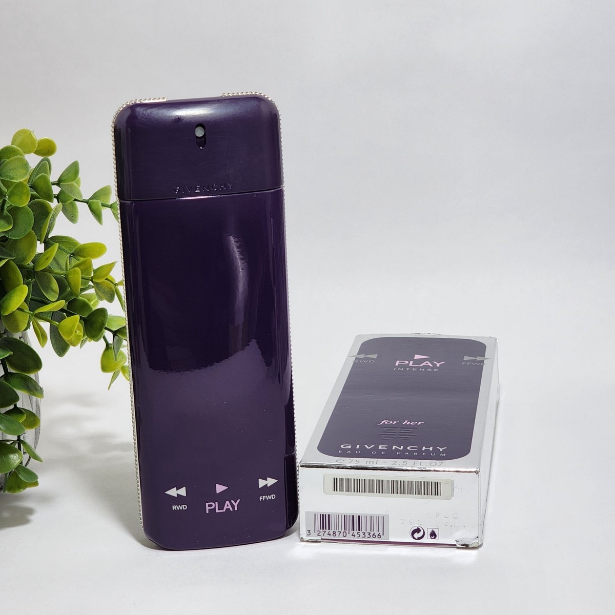Givenchy Play Intense For Her Eau de Parfum Spray Perfume ~ 2.5 fl