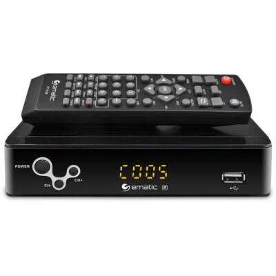 #ad Ematic AT103B Digital Converter Box with LED Display and Recording Capabilities $23.90