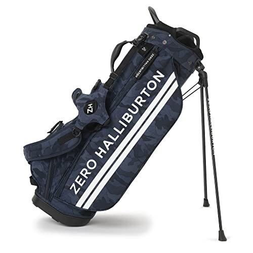 ZERO HALLIBURTON Cordura Golf Stand Bag 82052 Navy camouflage 3.2 