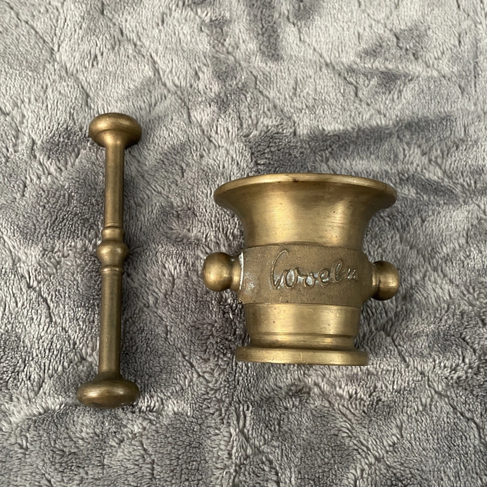 Vintage TIRGON Woelm Mortar Set ~ Pharmacy Tools