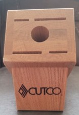 Cutco Knife Block #1649 Essentials Set Wooden Made in USA