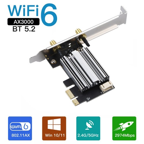 AX3000 Chipset PCIe WiFi 6 For Intel AX200 WiFi Card Adapter For Acer/ASUS - Photo 15/17