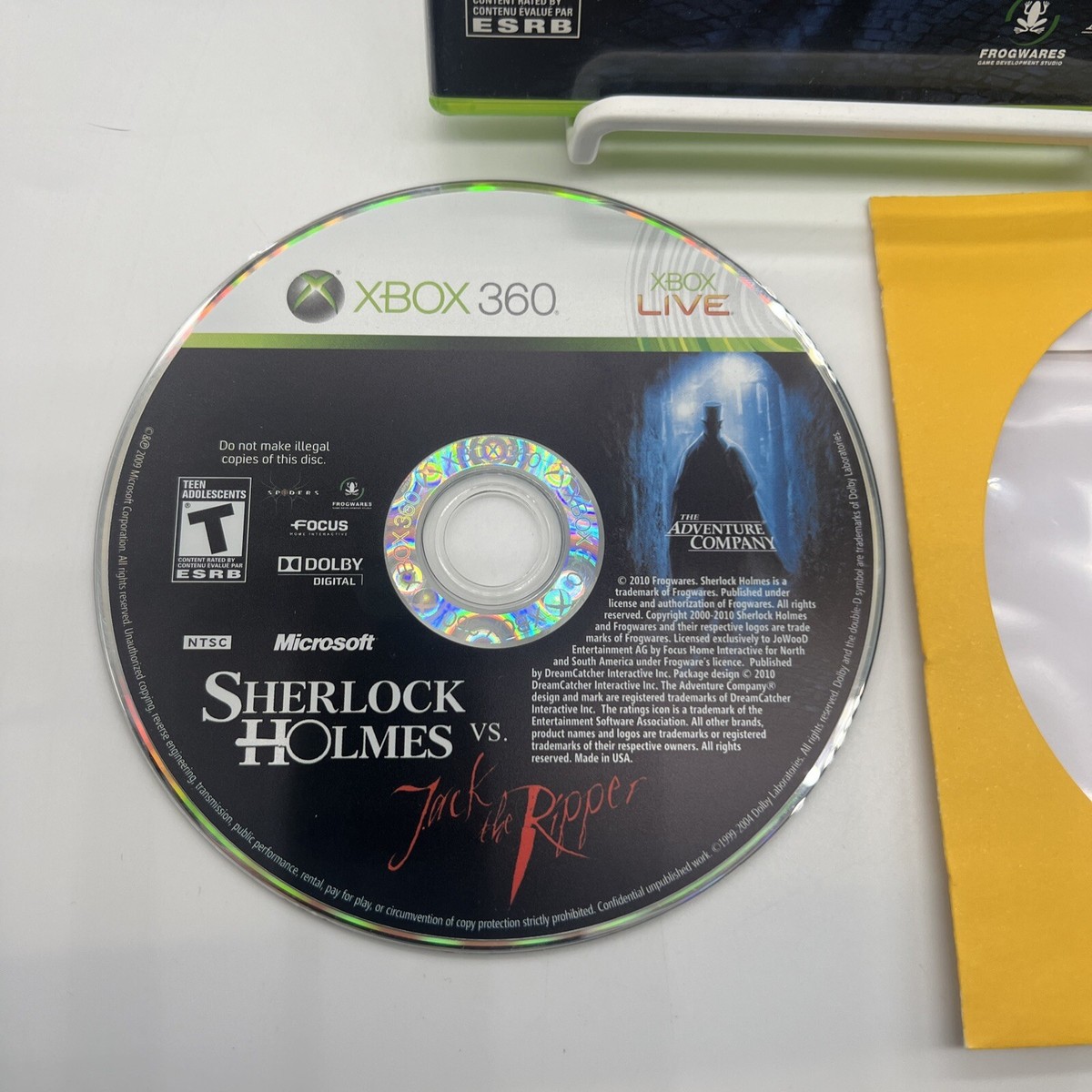 Sherlock Holmes vs. Jack the Ripper (2010) Xbox 360 - No