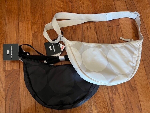 バッグ marimekko Marimekko Unikko Off White / Black Mono Backpack - Marimekko
