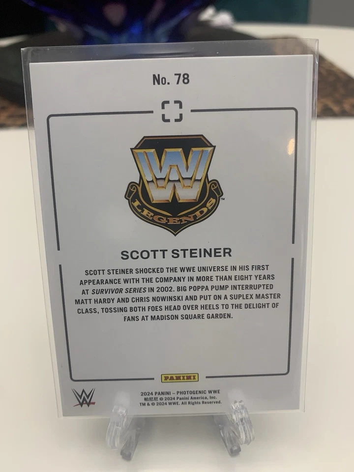 2024 WWE Panini Photogenic Scott Steiner Maze Prizm #78 07/25 - Image 2 of 3