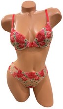 Victoria Secret Dream Angels Push Up Bra  Cheekini Panty Set Size 32B/S