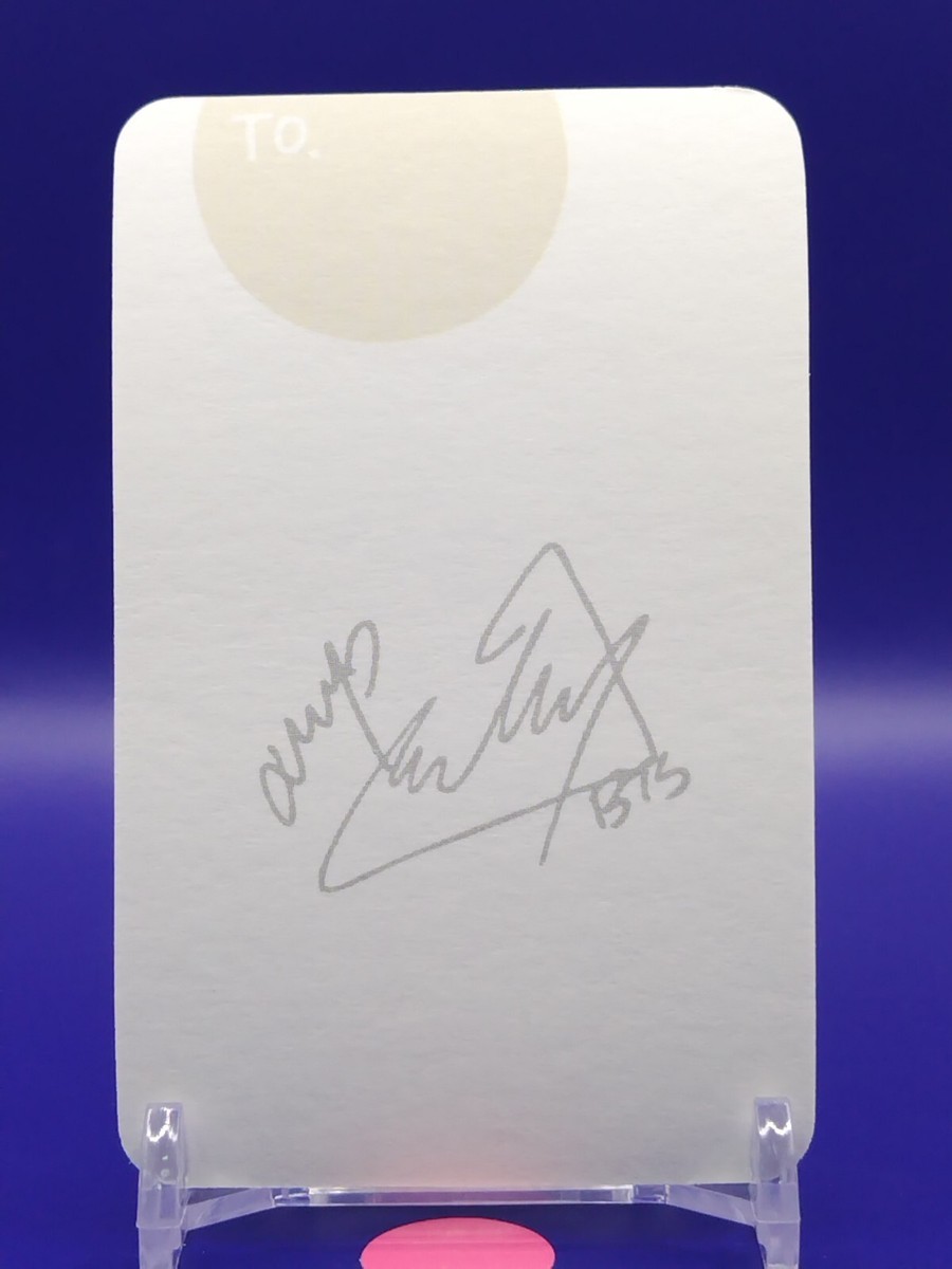 BTS 直筆サイン JIMIN BTS Signed Photocard K-POP Goods Photo Card Cards From