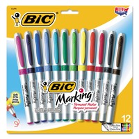 Bic Marking Ultra-fine Tip Permanent Marker Assorted Dozen Gpmup12asst on sale Bic Marking Ultra-fine Tip Permanent Marker Assorted Dozen Gpmup12asst on sale