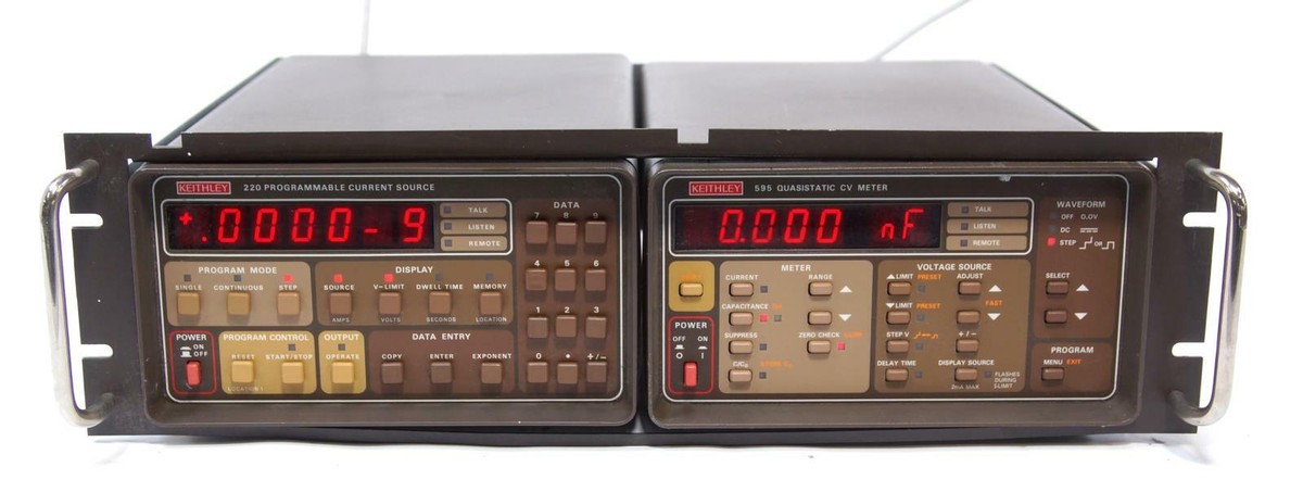 Keithley 595 Quasistatic CV Meter with Keithley 220