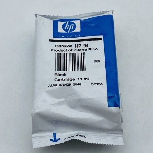 HP 94 Black Ink Cartridge Sealed Cartridges C8765W - 第 1/1 張圖片
