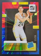 2022-23 Panini Donruss Walker Kessler Sp Blue Red Laser Rated Rookie 11/15 BOOM!