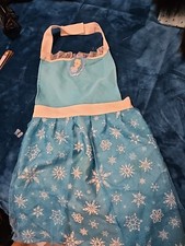 Disney Frozen Elsa Child's Cooking Kitchen Apron Size 4 .