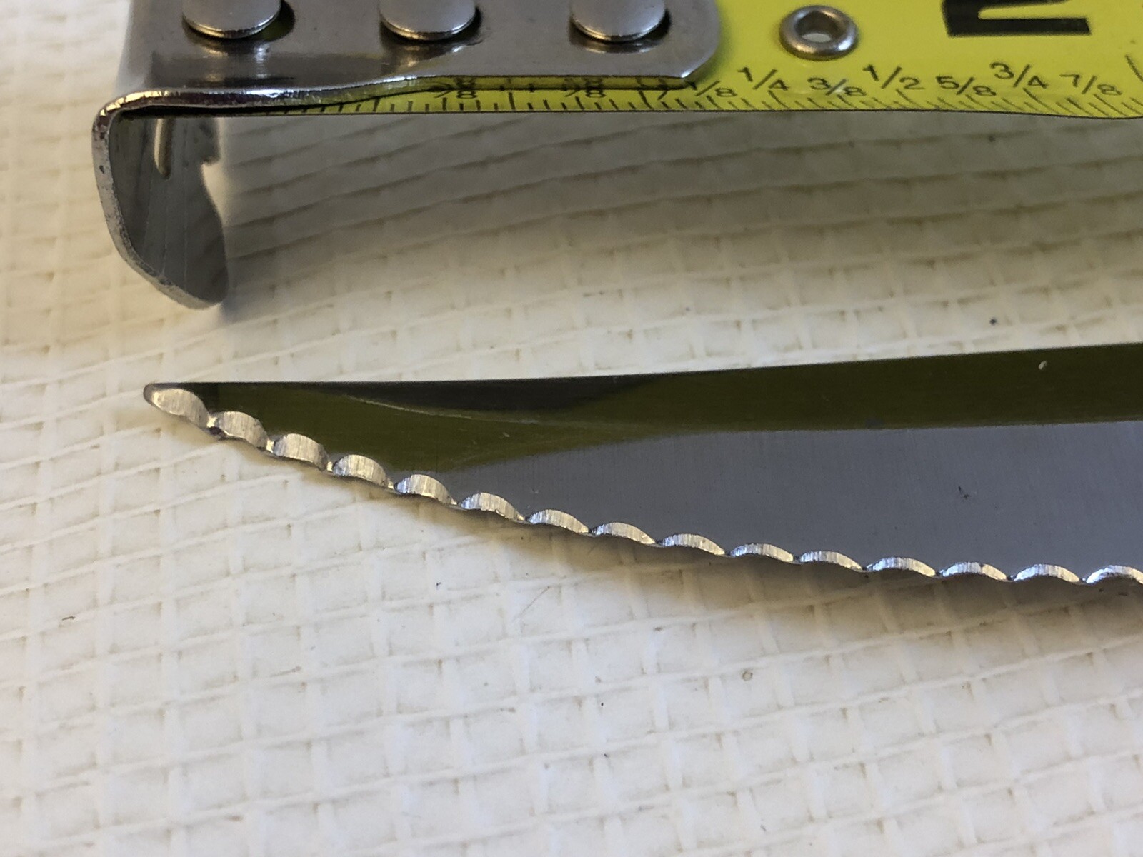 Dexter Russell Steak Knife Partial Serrated 3.5” Wood Handle Half Tang